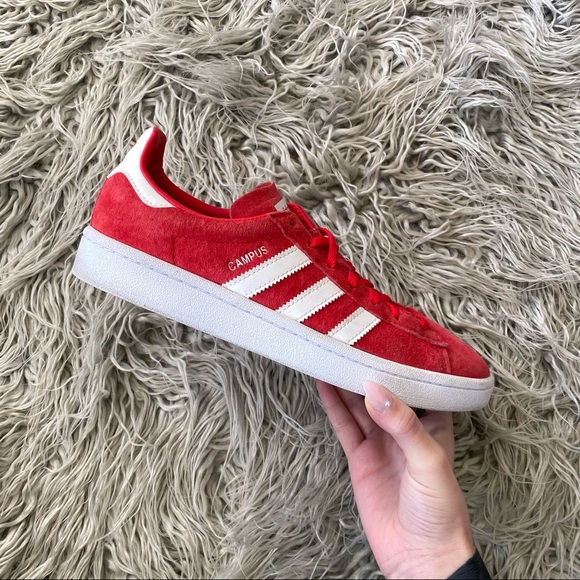 adidas campus womens red